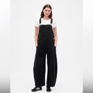 Black Wash Horseshoe Overalls